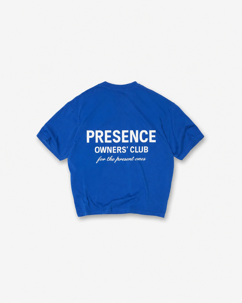 PRESENCE Owners' Club Tee — Cobalt / Cobalt Present