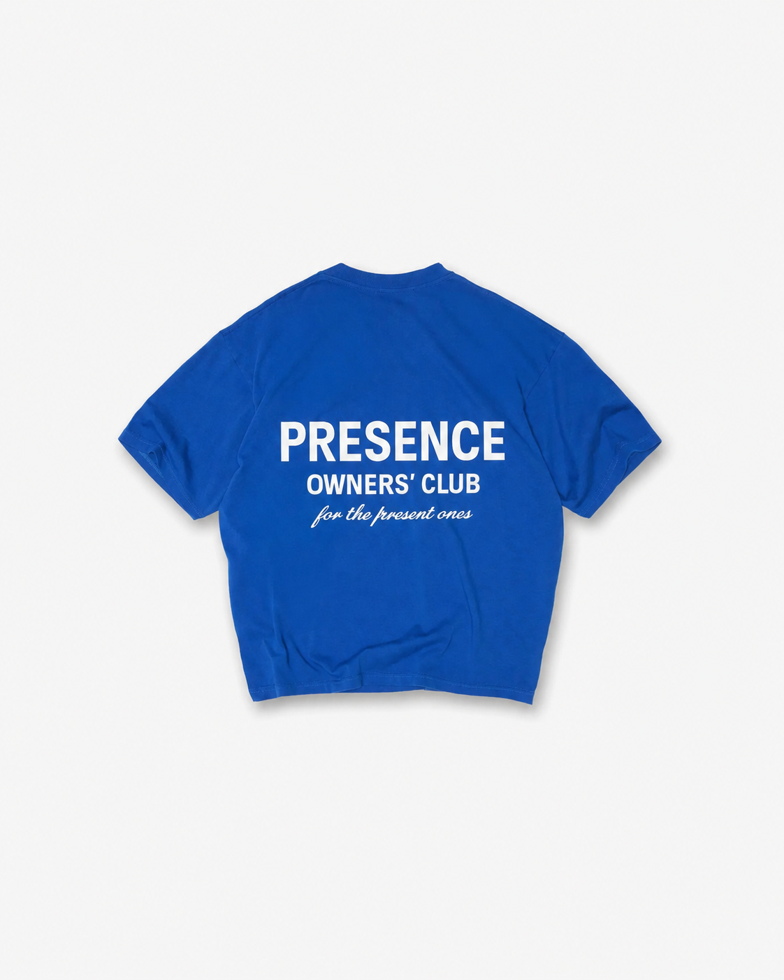 PRESENCE Owners' Club Tee — Cobalt / Cobalt Present