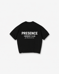PRESENCE Owners' Club Tee — Black / Midnight Club