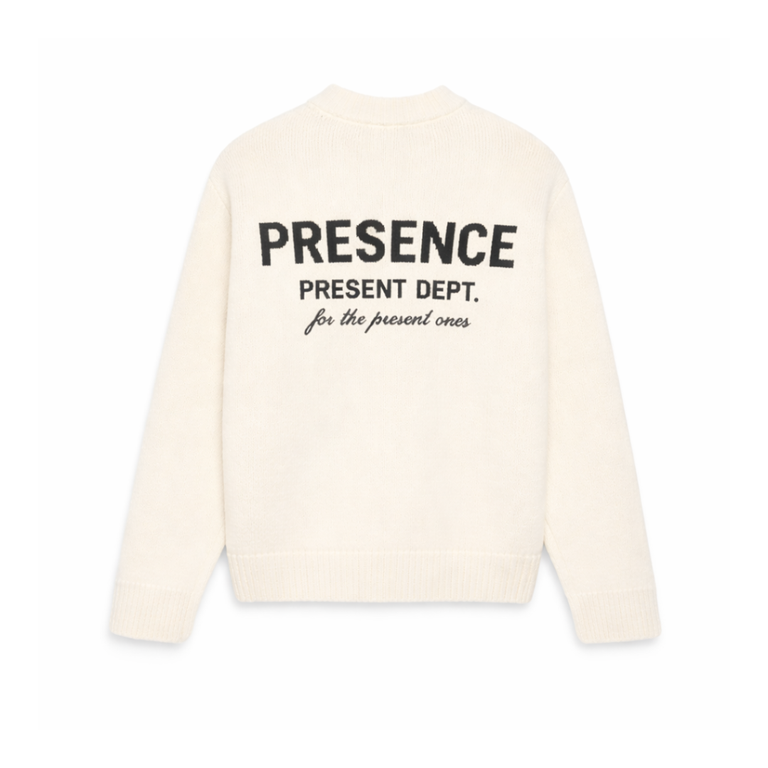PRESENCE Knit Crew - Cream